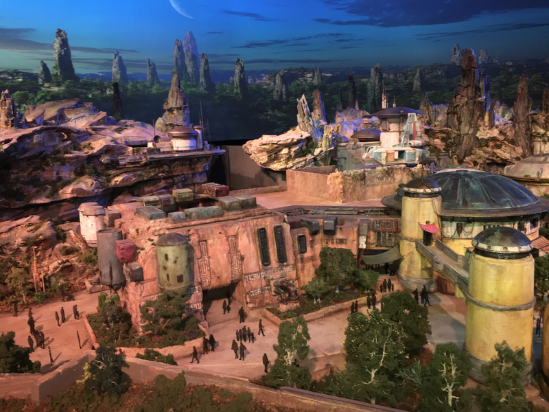 Illustration for article titled Here's Your First Look at an Insanely Detailed Model of Disney's Star Wars Land (UPDATED)